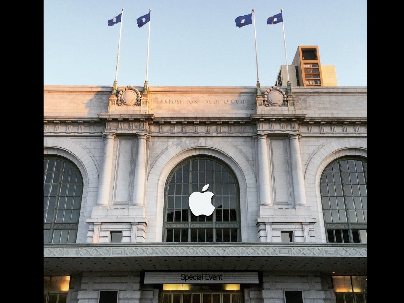 Le Bill Graham Civic Auditorium fin prêt pour Apple