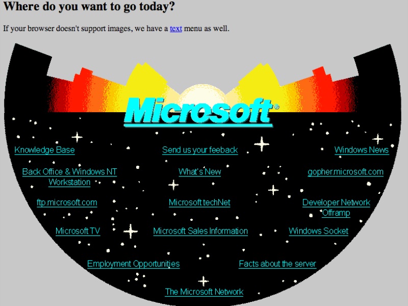 Microsoft : bienvenue en 1994 !