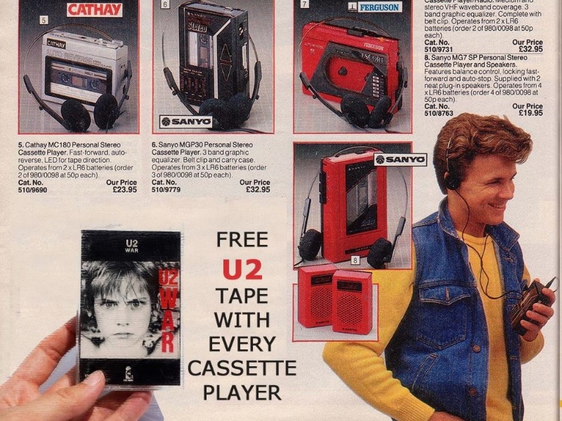 U2, déjà gratuit dans les années 80