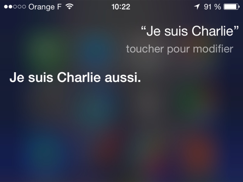 Siri est aussi "Charlie"