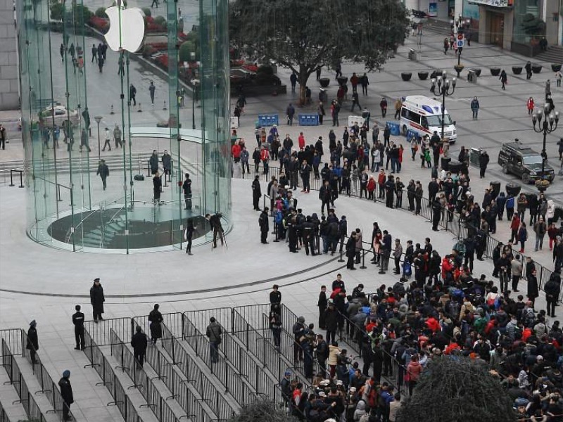 Et de 15 Apple Store en Chine