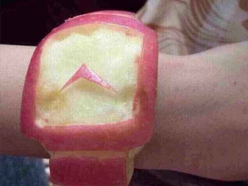 Apple watch 2024 pomme rouge