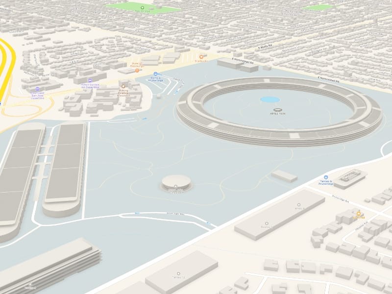 L’Apple Park en 3D dans Plans