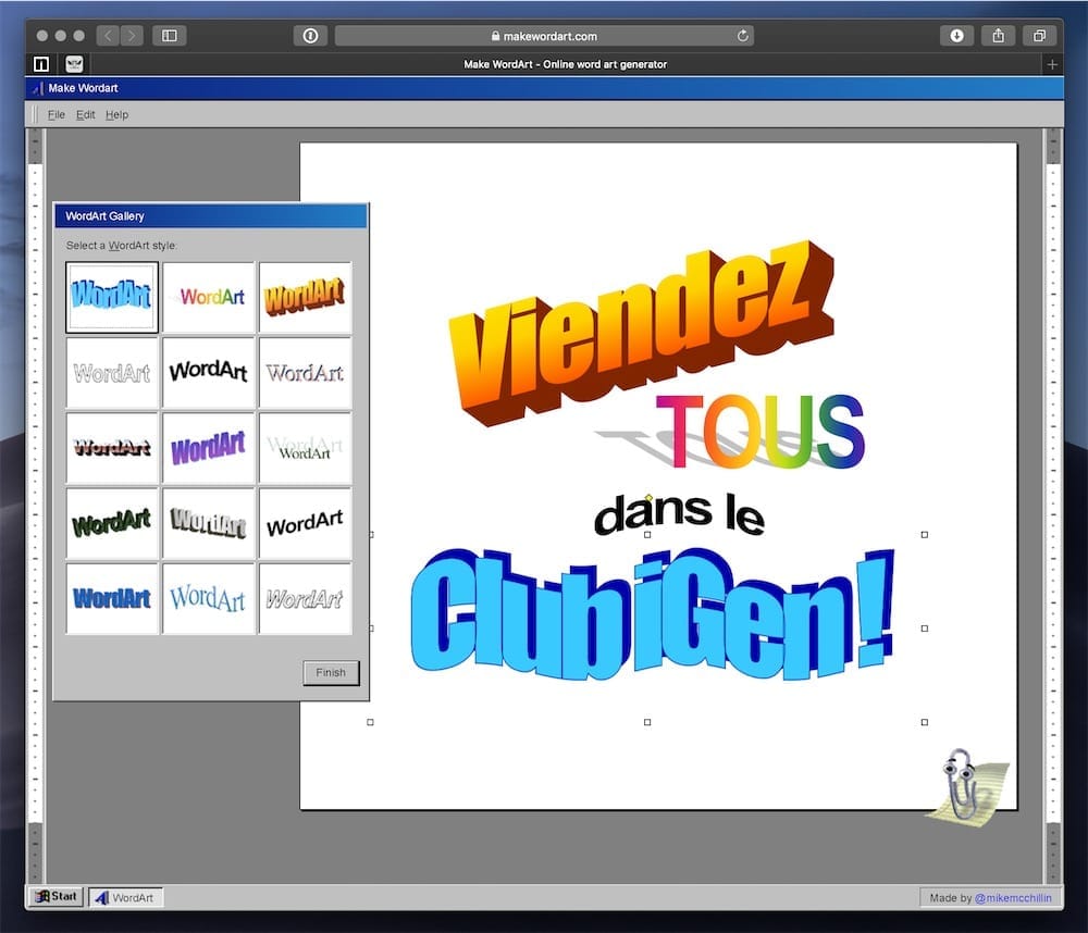 🎉 Joie 🎉 Les WordArt sont de retour 😱